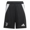 Juventus Turin Shorts Home 24/25 Kinder Weiß/Schwarz