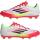 Adidas F50 League FG/MG Fußballschuh weiß/neon-pink